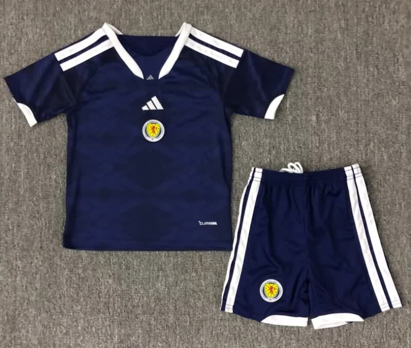 Scotland 2026 Kids Home Soccer Jersey And Shorts Scotland 2026 Kids Home Soccer Jersey And Shorts
