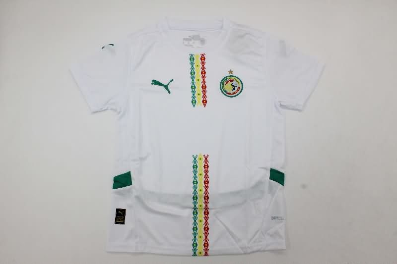 Senegal 2025 Kids Home Soccer Jersey And Shorts