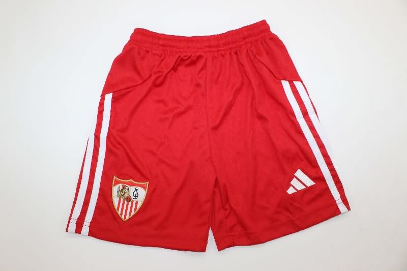Sevilla 25/26 Kids Away Soccer Jersey And Shorts