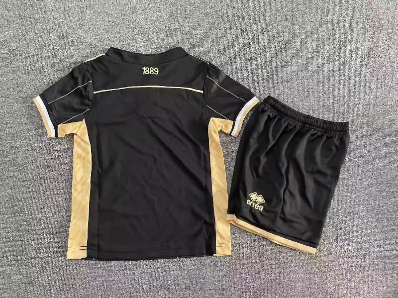 Sheffield United 25/26 Kids Goalkeeper Black Soccer Jersey And Shorts