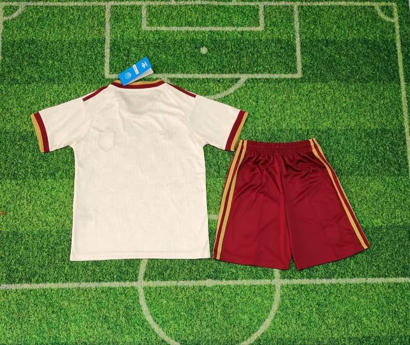 Spain 2026 Kids World Cup Away Soccer Jersey And Shorts