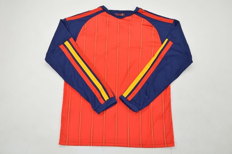 Spain 2026 Kids World Cup Home Long Sleeve Soccer Jersey And Shorts