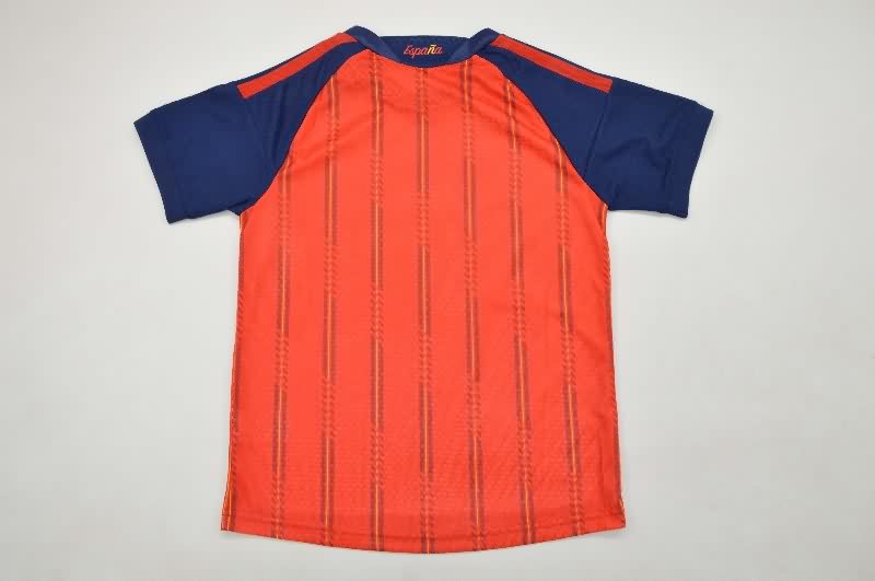 Spain 2026 Kids World Cup Home Soccer Jersey And Shorts (Player)