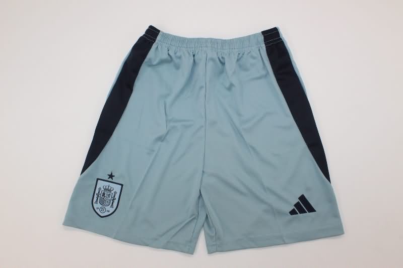 Spain 2025 Kids Female EURO Away Soccer Jersey And Shorts