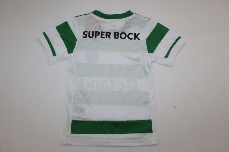 Sporting Lisbon 25/26 Kids Home Soccer Jersey And Shorts