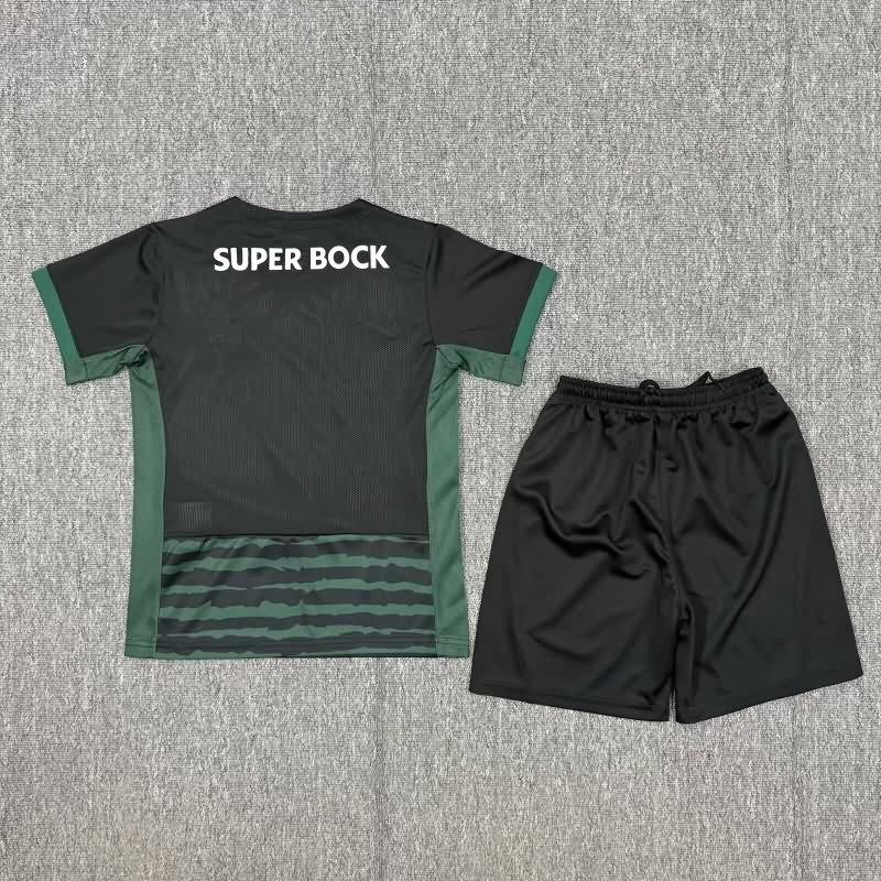 Sporting Lisbon 25/26 Kids Special Soccer Jersey And Shorts 03