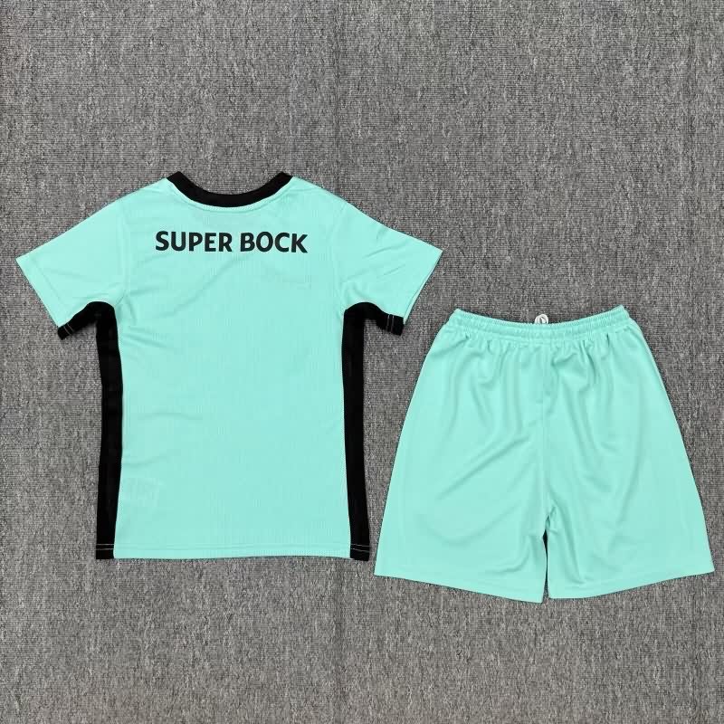 Sporting Lisbon 25/26 Kids Third Soccer Jersey And Shorts