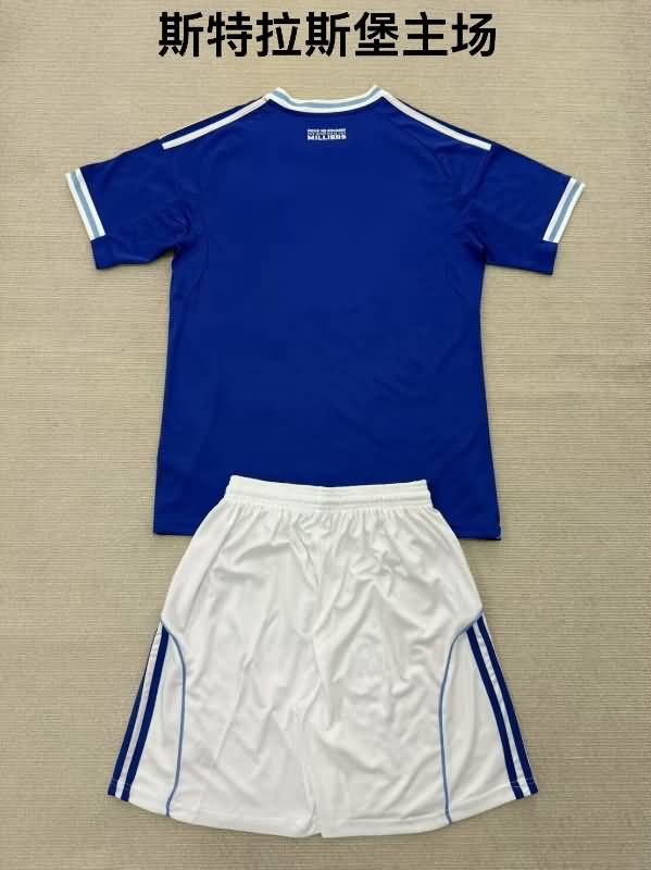 Strasbourg 25/26 Kids Home Soccer Jersey And Shorts