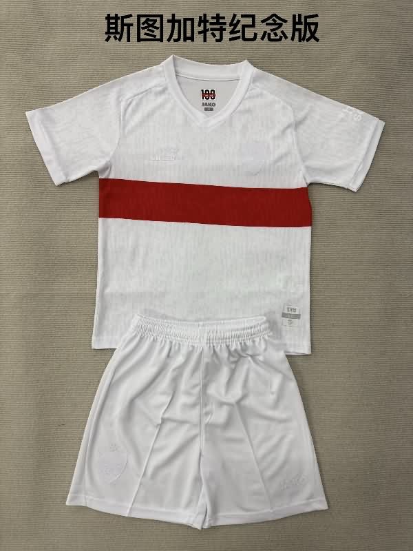 Stuttgart 25/26 Kids 100th Anniversary Soccer Jersey And Shorts