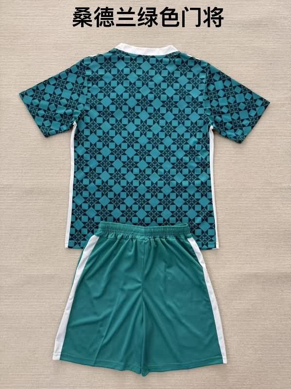 Sunderland 25/26 Kids Goalkeeper Green Soccer Jersey And Shorts