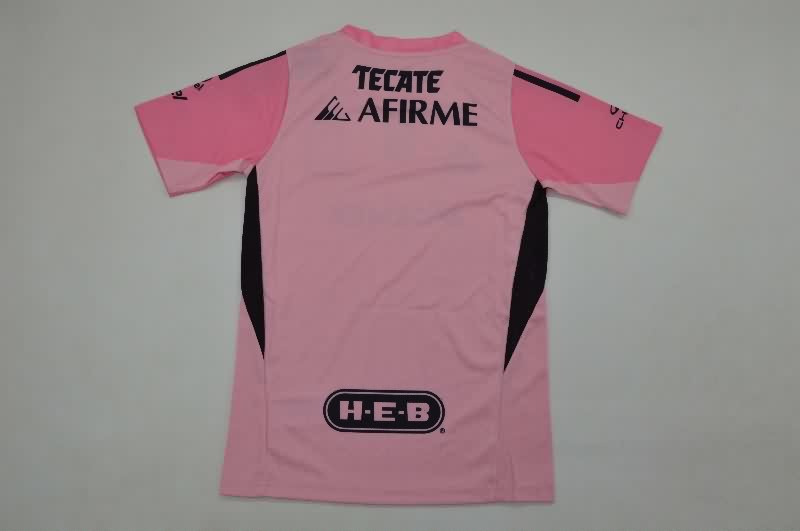 Tigres UANL 25/26 Kids Goalkeeper Pink Soccer Jersey And Shorts