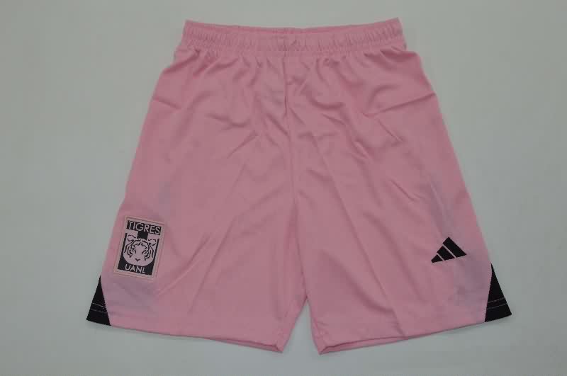 Tigres UANL 25/26 Kids Goalkeeper Pink Soccer Jersey And Shorts