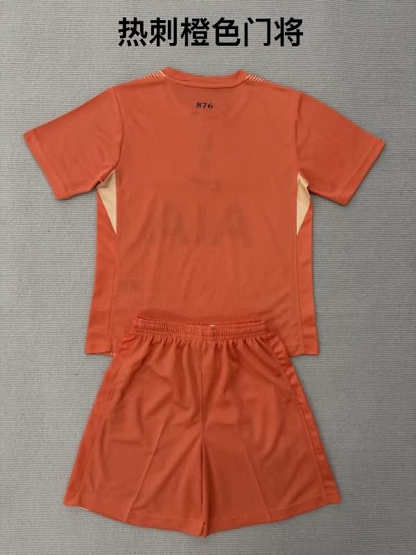 Tottenham Hotspur 25/26 Kids Orange Soccer Jersey And Shorts