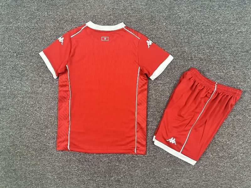 Tunisia 25/26 Kids Home Soccer Jersey And Shorts