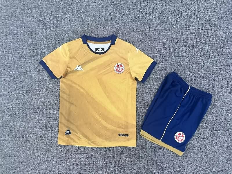 Tunisia 25/26 Kids Third Soccer Jersey And Shorts