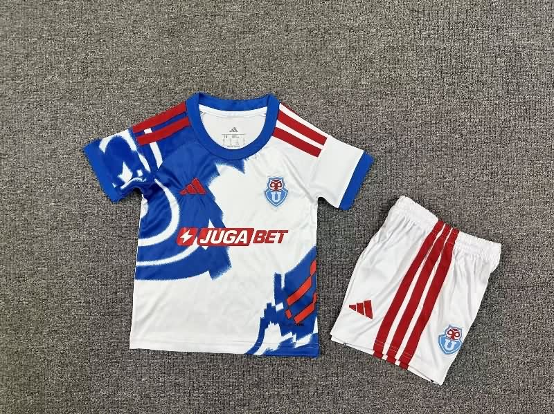 Universidad Chile 2026 Kids Away Soccer Jersey And Shorts