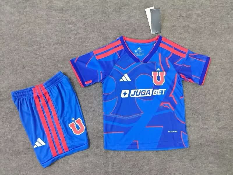 Universidad Chile 2026 Kids Home Soccer Jersey And Shorts
