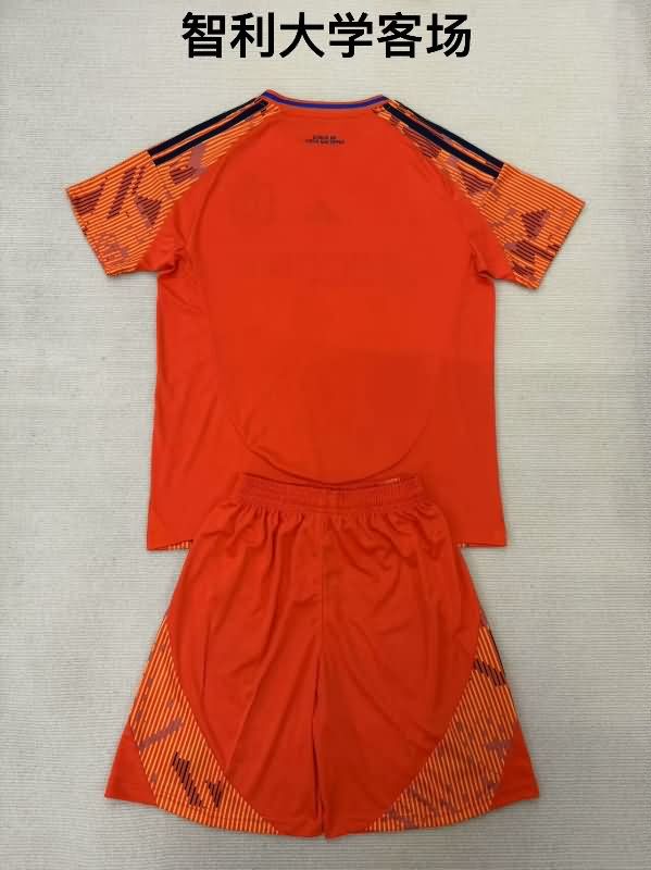 Universidad Chile 2025 Kids Away Soccer Jersey And Shorts