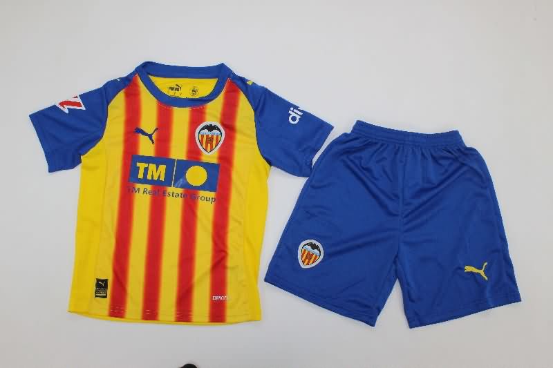 Valencia 25/26 Kids Third Soccer Jersey And Shorts