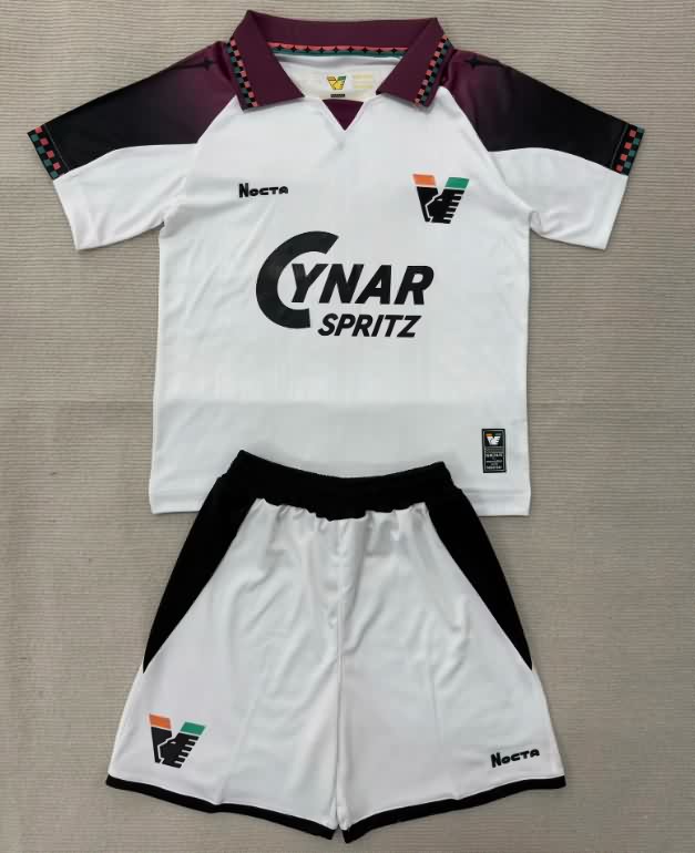Venezia 25/26 Kids Away Soccer Jersey And Shorts