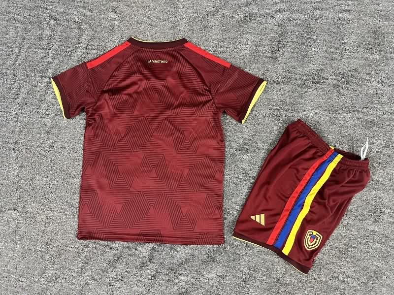 Venezuela 2026 Kids Home Soccer Jersey And Shorts