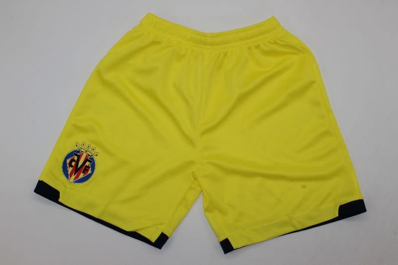 Villarreal 25/26 Kids Home Soccer Jersey And Shorts