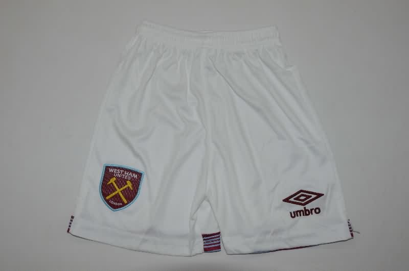 West Ham 25/26 Kids Home Soccer Jersey And Shorts