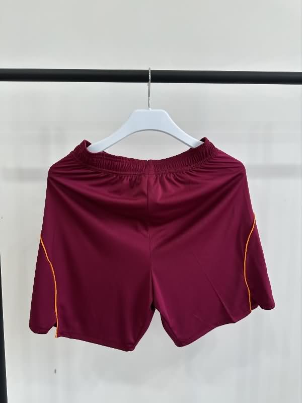 AAA(Thailand) AS Roma 25/26 Home Soccer Shorts (Player)