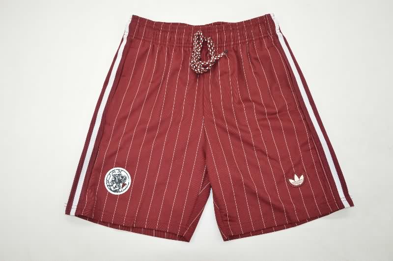 AAA(Thailand) Ajax 25/26 Red Soccer Shorts