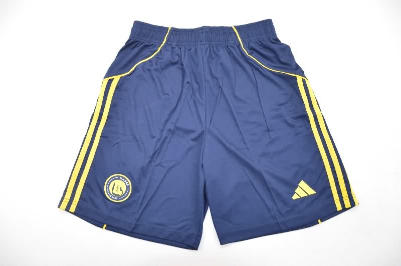 AAA(Thailand) Al Nassr FC 25/26 Home Soccer Shorts AAA(Thailand) Al Nassr FC 25/26 Home Soccer Shorts