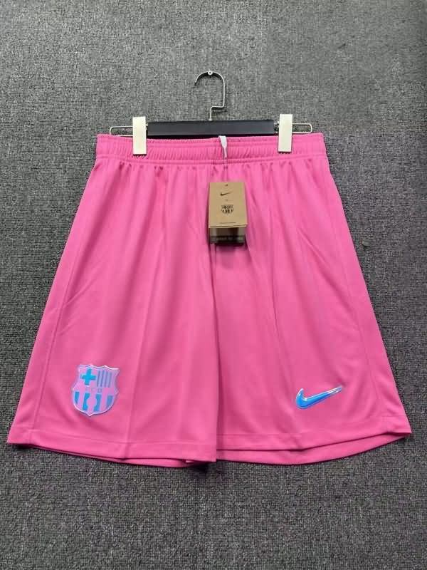 AAA(Thailand) Barcelona 25/26 Pink Soccer Shorts