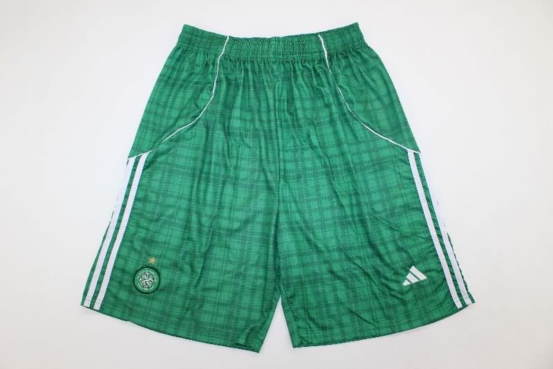 AAA(Thailand) Celtic 25/26 Green Soccer Shorts