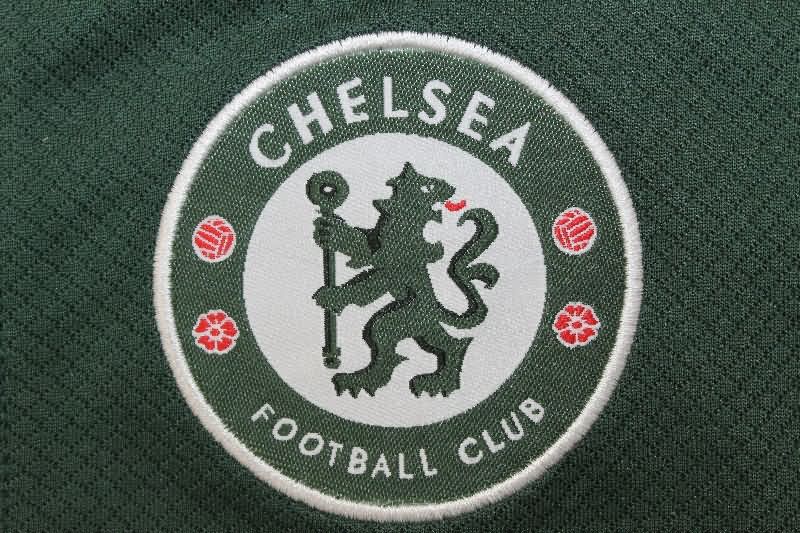 AAA(Thailand) Chelsea 2025/26 Away Green Soccer Shorts