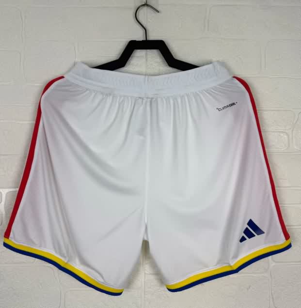 AAA(Thailand) Colombia 2026 Home White Soccer Shorts (Player)