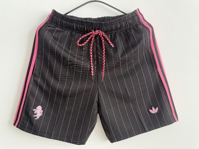 AAA(Thailand) Juventus 25/26 Black Soccer Shorts