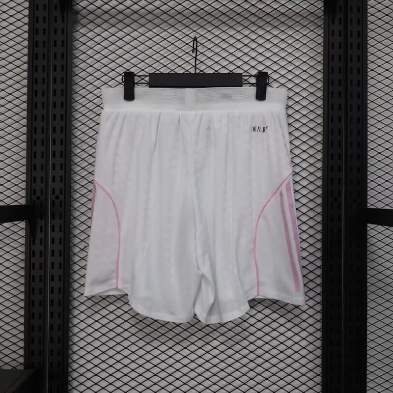 AAA(Thailand) Juventus 25/26 Home White Soccer Shorts (Player)
