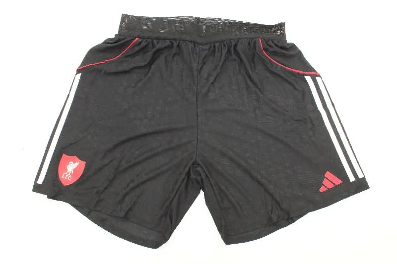 AAA(Thailand) Liverpool 25/26 Black Soccer Shorts (Player)