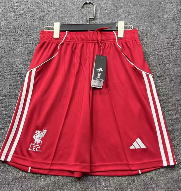 AAA(Thailand) Liverpool 25/26 Home Soccer Shorts