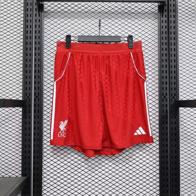 AAA(Thailand) Liverpool 25/26 Home Soccer Shorts (Player)