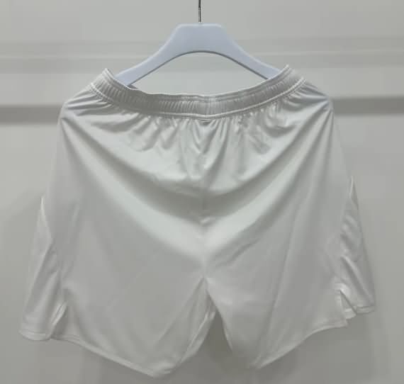 AAA(Thailand) Manchester United 25/26 Away White Soccer Shorts (Player)