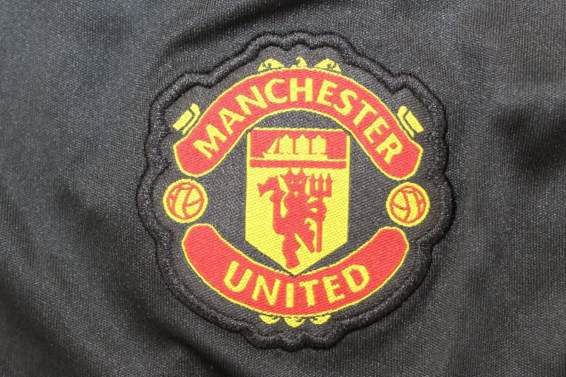 AAA(Thailand) Manchester United 2025/26 Black Soccer Shorts