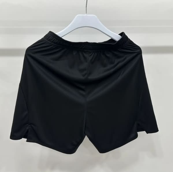 AAA(Thailand) Manchester United 25/26 Home Black Soccer Shorts (Player)
