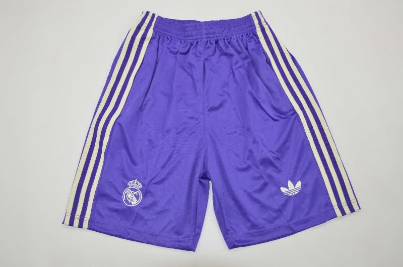 AAA(Thailand) Real Madrid 25/26 Purple Soccer Shorts