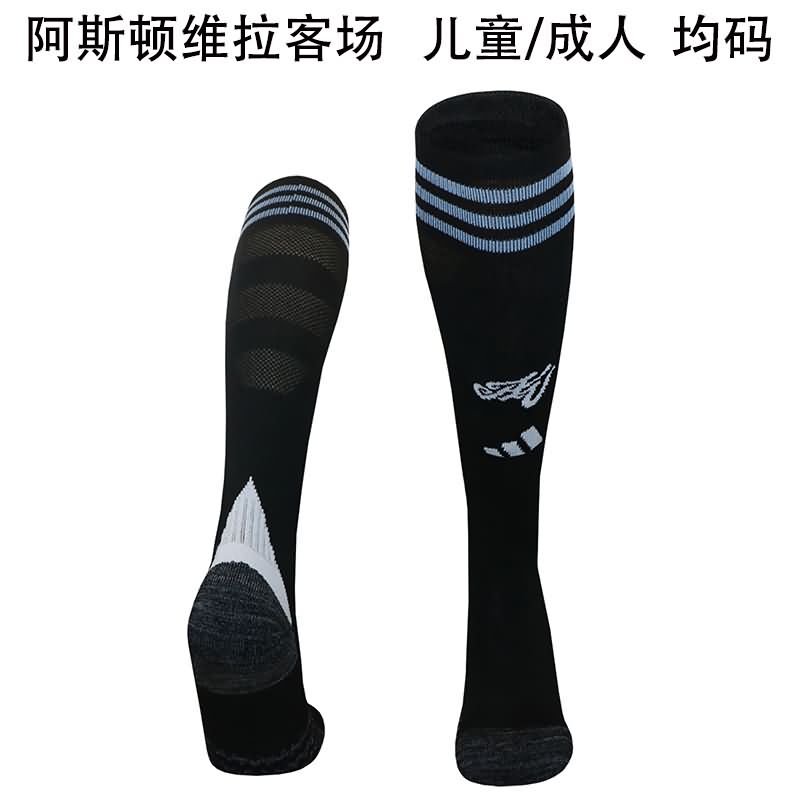 AAA(Thailand) Aston Villa 25/26 Away Soccer Socks