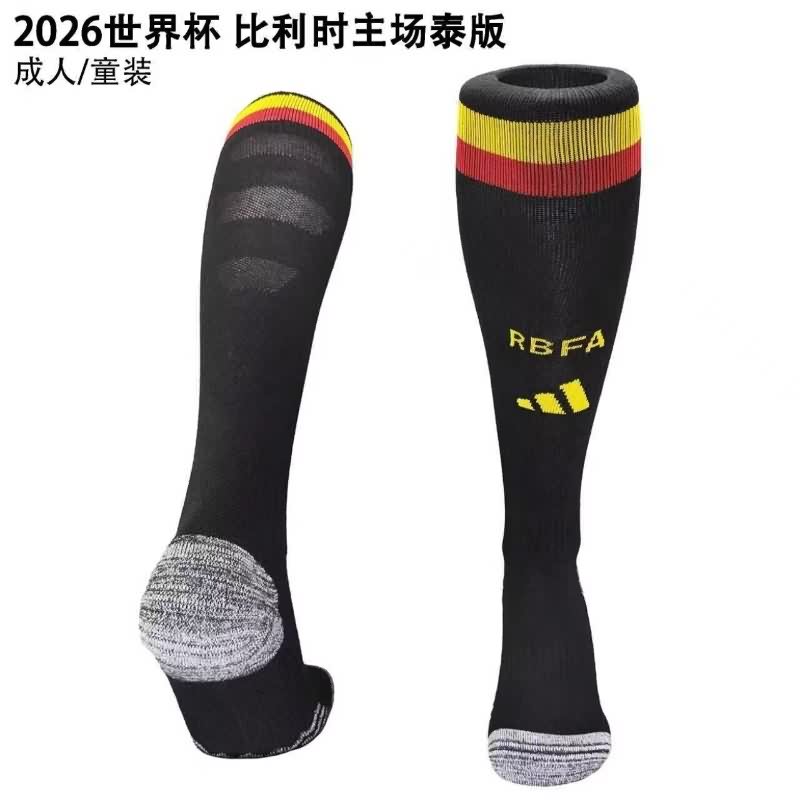 AAA(Thailand) Belgium 2026 Home Soccer Socks