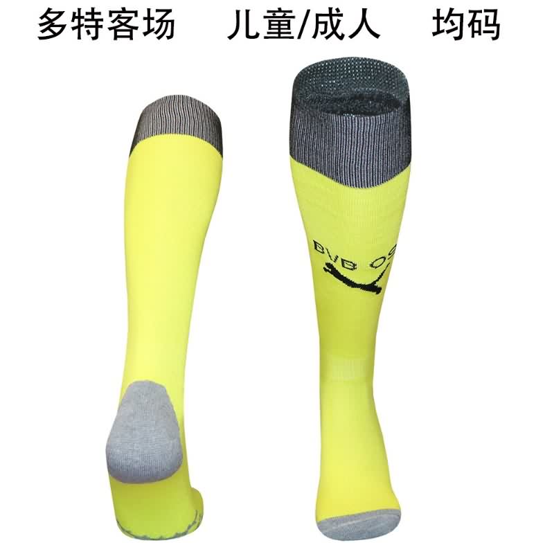 AAA(Thailand) Dortmund 25/26 Away Soccer Socks