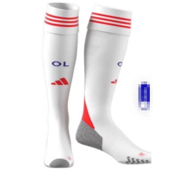 AAA(Thailand) Lyon 25/26 Home Soccer Socks