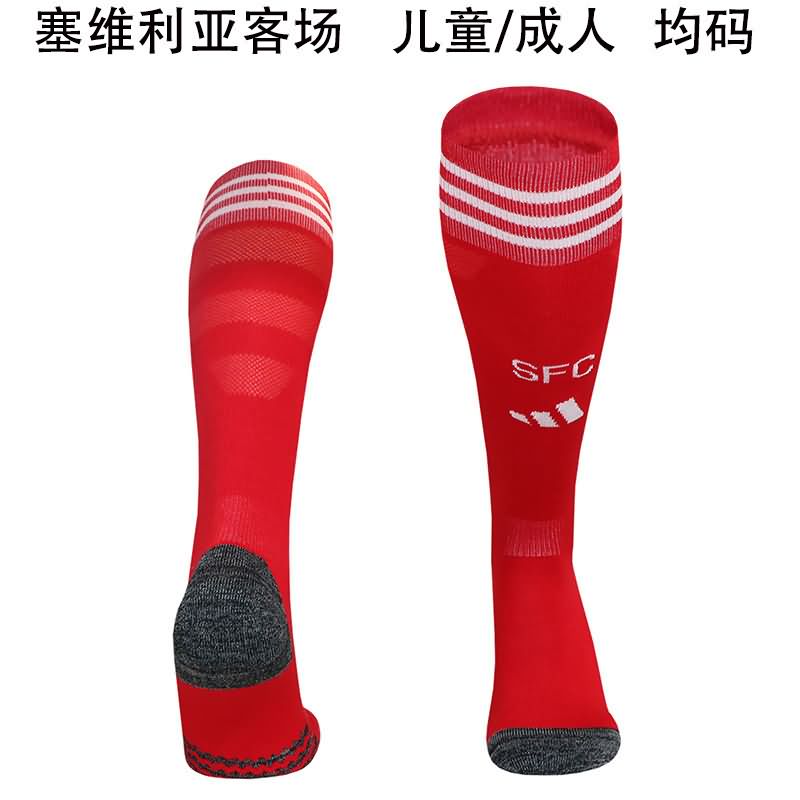 AAA(Thailand) Sevilla 25/26 Away Soccer Socks