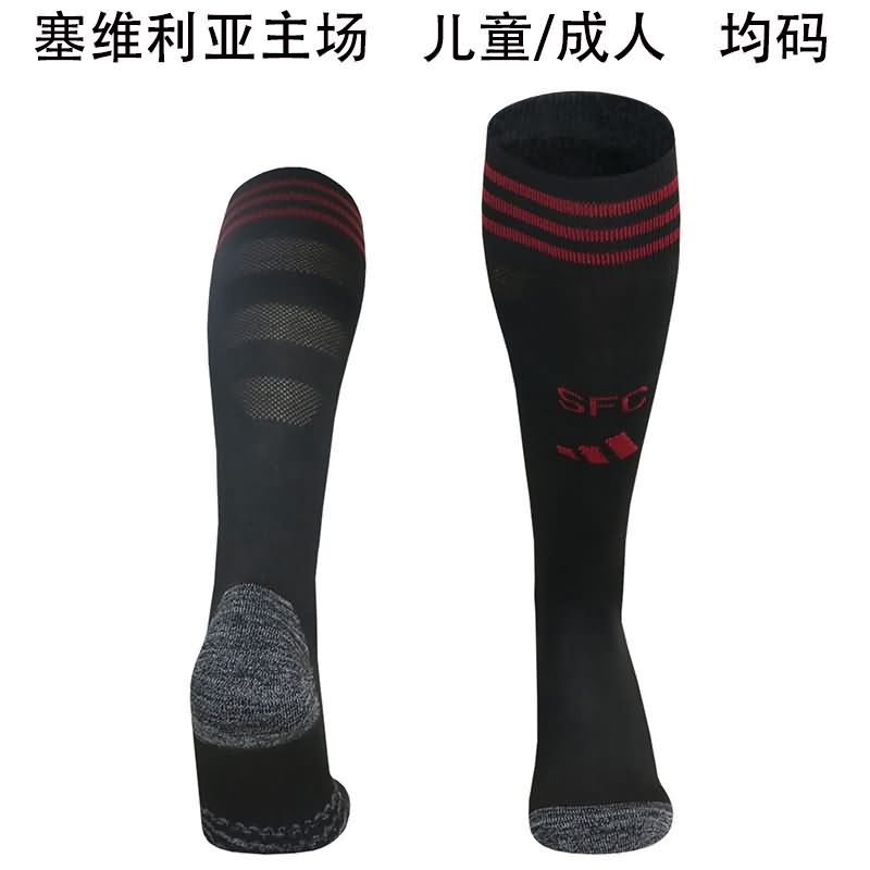 AAA(Thailand) Sevilla 25/26 Home Soccer Socks