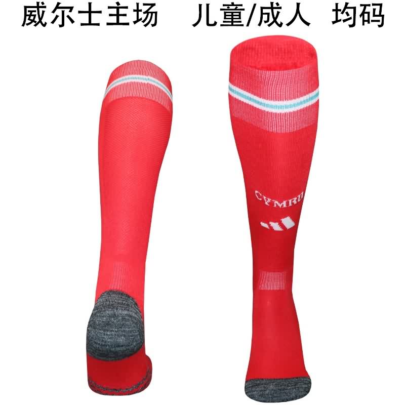 AAA(Thailand) Wales 2026 Home Soccer Socks